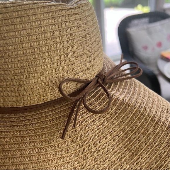 SALE 🌻 FOREVER 21 straw sun hat - Picture 4 of 8